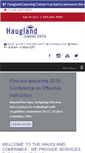 Mobile Screenshot of hauglandlearningcenter.com